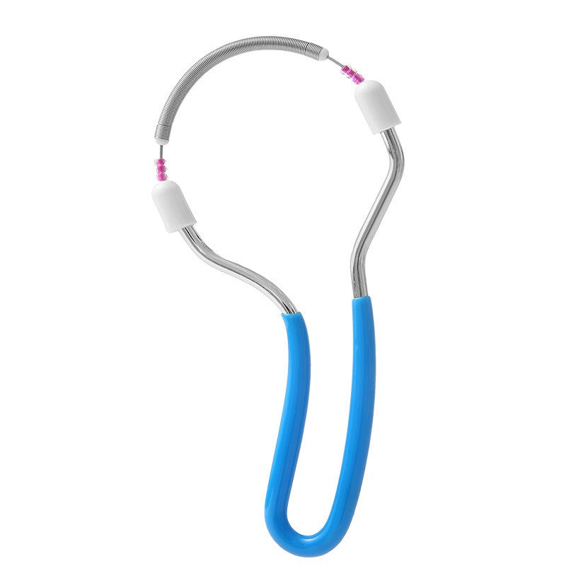 Facial hair removal device with twisted hair removal device lip hair removal device facial hair removal device