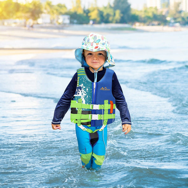 High-appearance kids' high-buoyancy swim vest: summer drifting, anti-drowning.