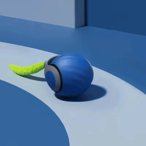 Dog toy automatic dog walking ball pet dog self fun stress relieving bite resistant electric intelligent dog teasing