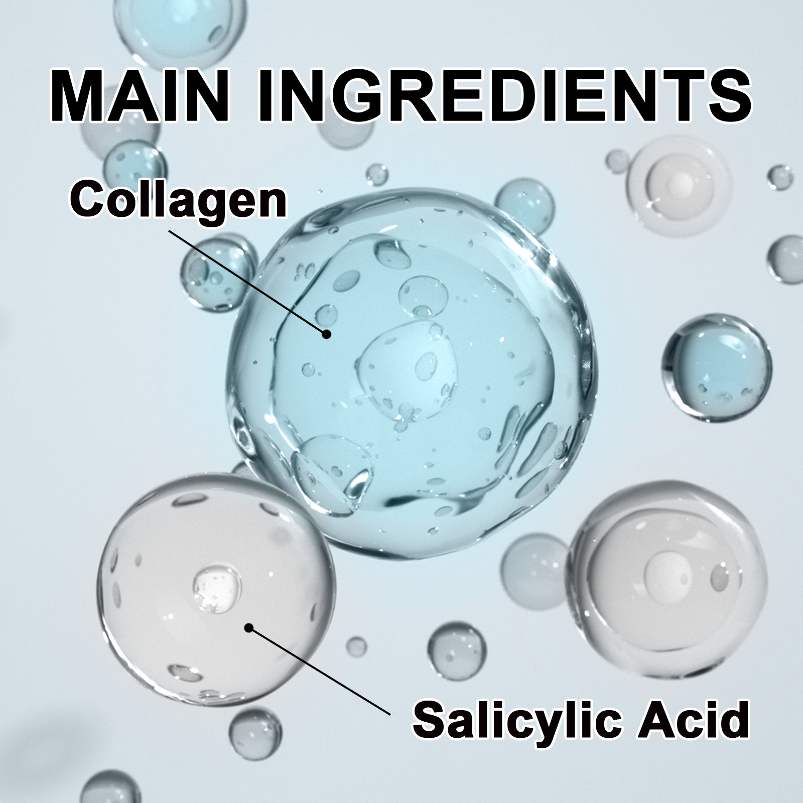 Salicylic Acid Facial Essence, Lighten Acne Mark Repair Hydrating Facial Care Essence