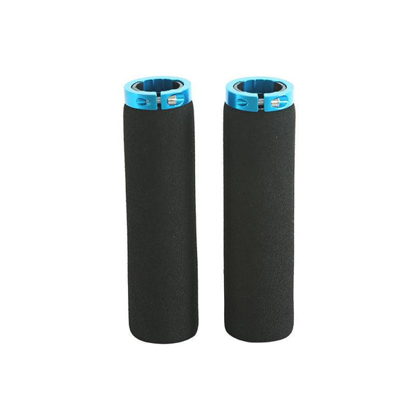 Bicycle Sponge Handle Cover Unilateral Bilateral Locking Mountain Bike Grip Non-Slip Sweat-Absorbing Foam Cotton Handle Gloves