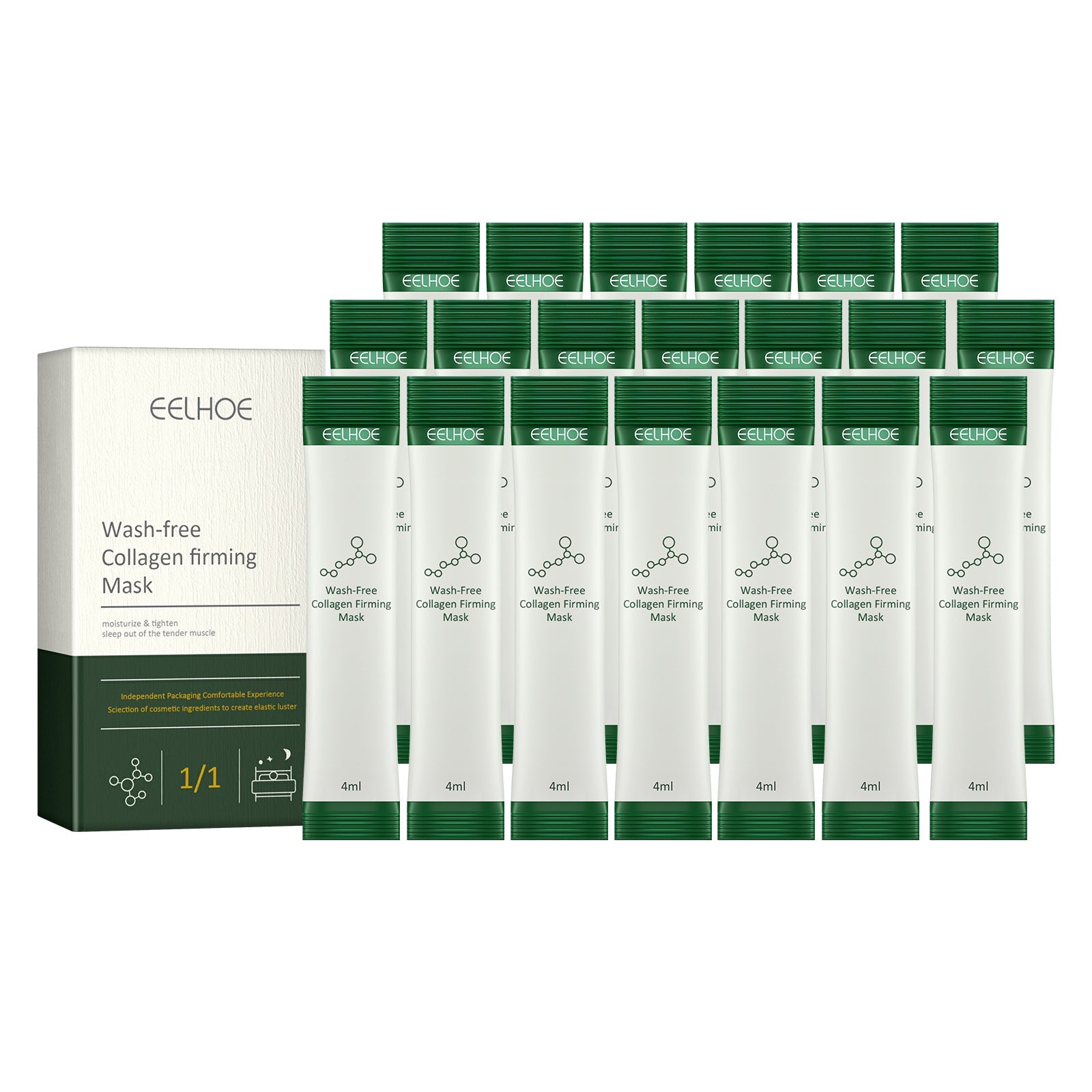 Night Frozen Mask, Leave-In Facial Mask Firming Skin, Reducing Fine Lines And Moisturizing Night Cream