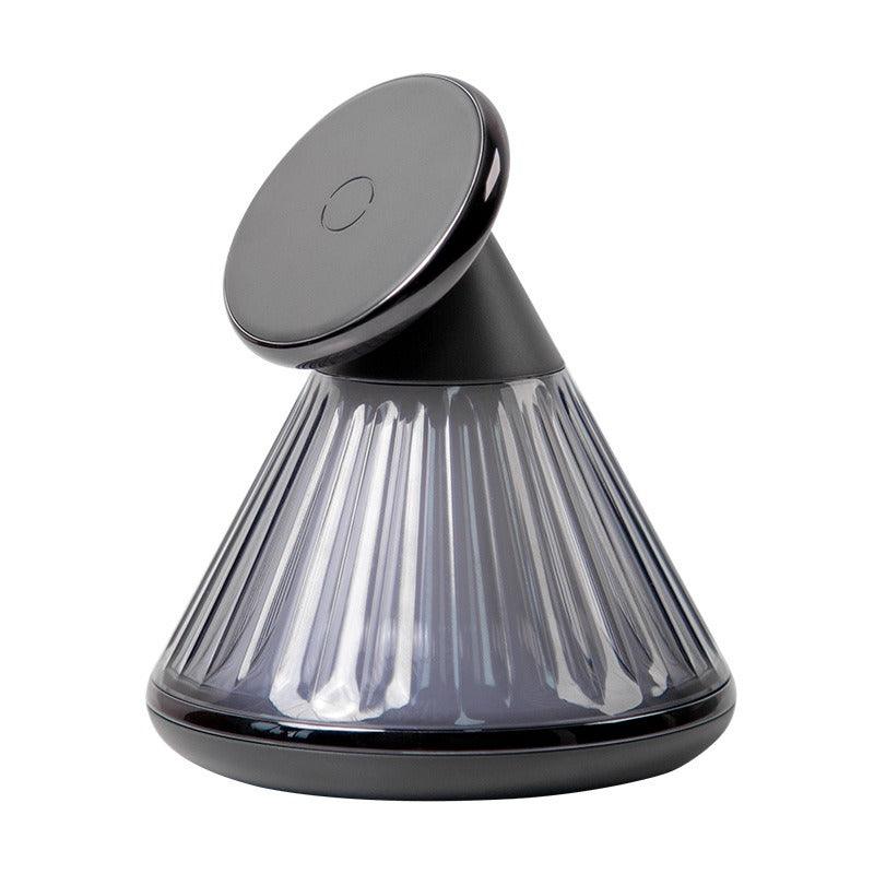 Conical adjustable magnetic wireless charger with night light suitable for iPhone 15W wireless charging bracket