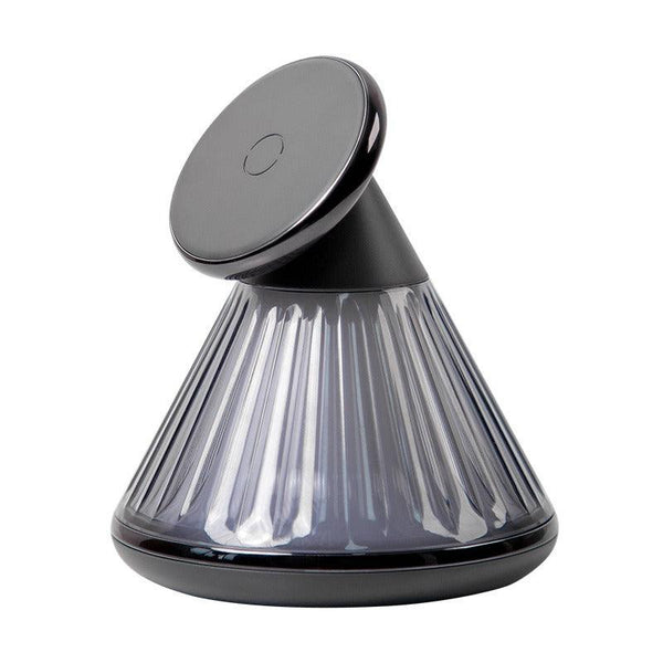 Conical adjustable magnetic wireless charger with night light suitable for iPhone 15W wireless charging bracket