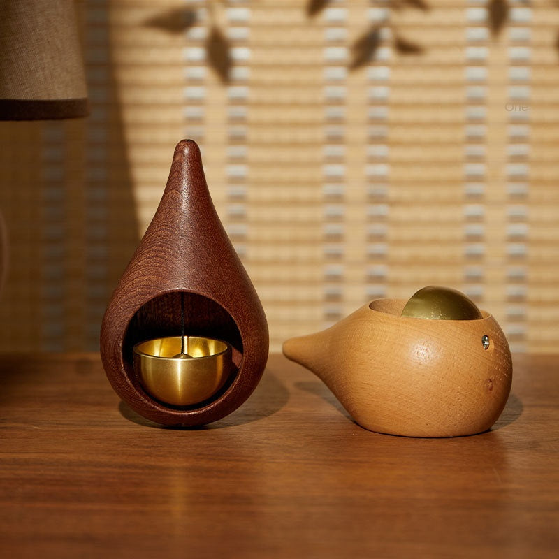 Dopamine Doorbell Water Drop Wind Chime Copper Bell Opening Reminder Hanging Ornament Housewarming Gift Magnetic Bell Fridge Magnet Decor