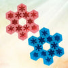 1 PCS Christmas Ice Molds Chocolate Snowflake Cookie Gummies Gummy Silicone Soap Biscuit