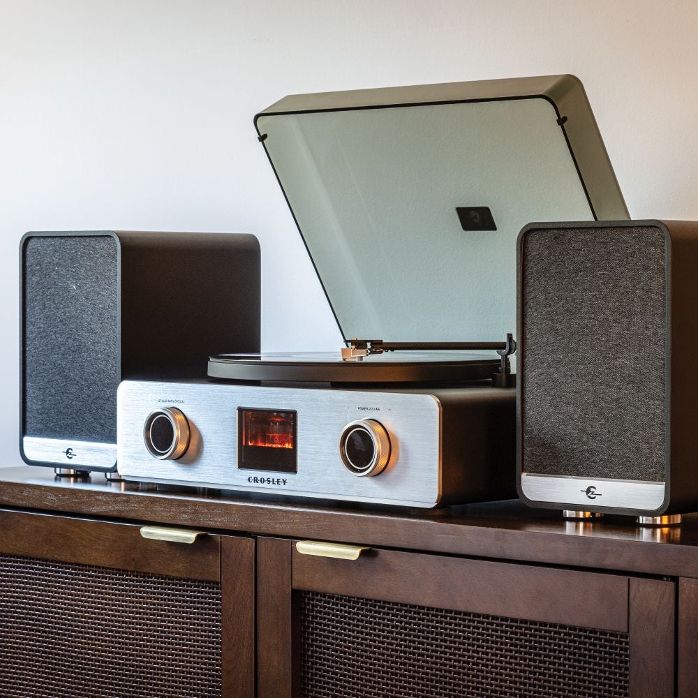 Crosley  C92 Record Player With Speakers - Black