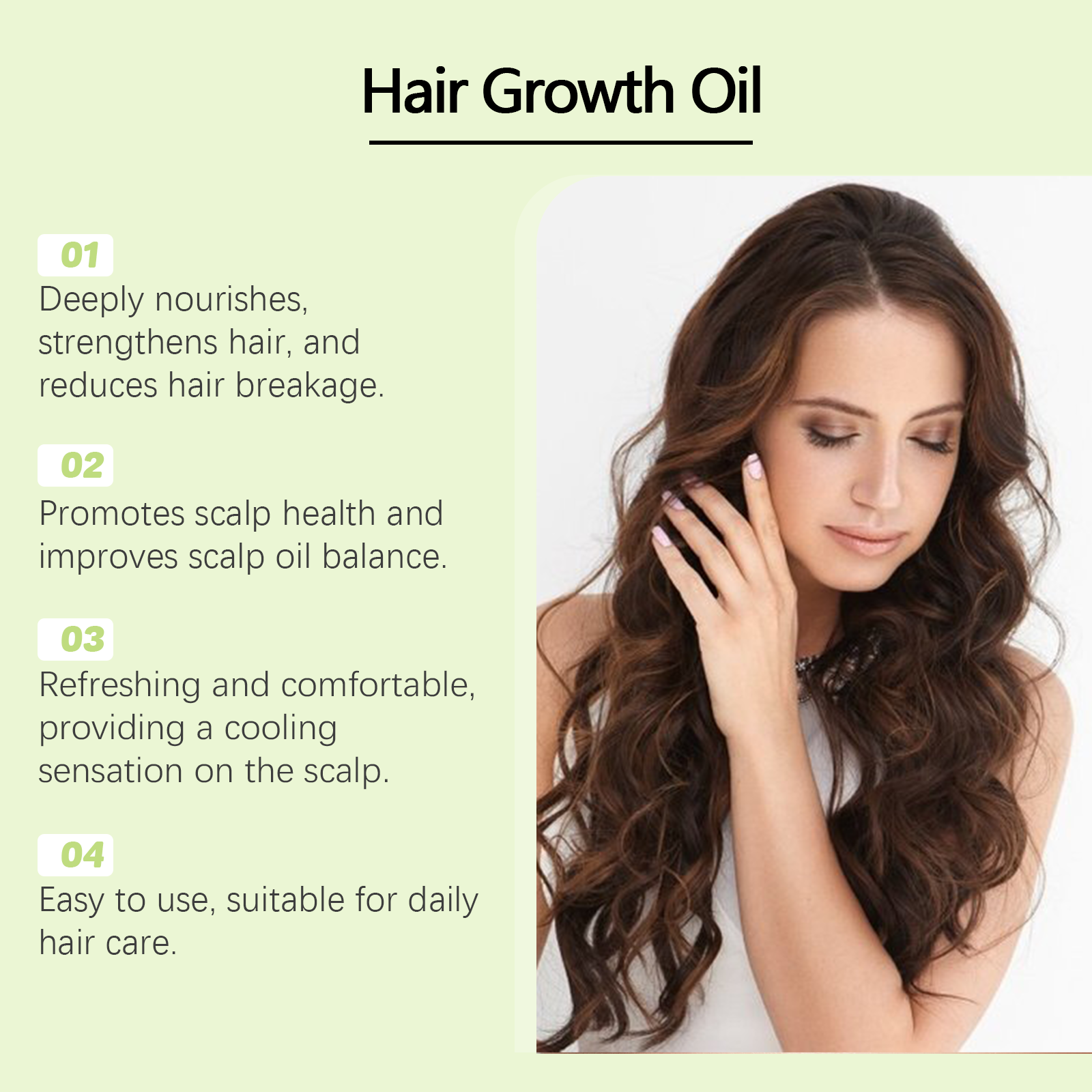 Rosemary Essential Oil For Hair Care Is Strong, Smooth, Straight And Curly, Nourishing And Growing Hair Care Essential Oil