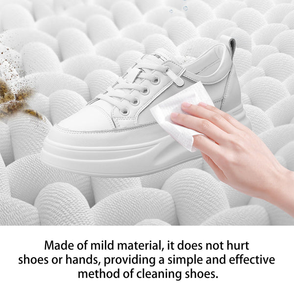 Sneakers Wipes, Small White Shoes Sneakers Oxidizing Clean Decontamination White Portable Shoe Wipes