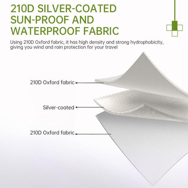 Large Multifunctional Outdoor Zipper Tents for Camping - Water - Repellent, Rainproof, Sunscreen, for Multiple People