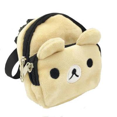 Pet Dog Backpack Durable Puppy Self Carry Backpack Adjustable Leash Cartoon Portable Harness Teddy Dog Outdoor Snack Bag