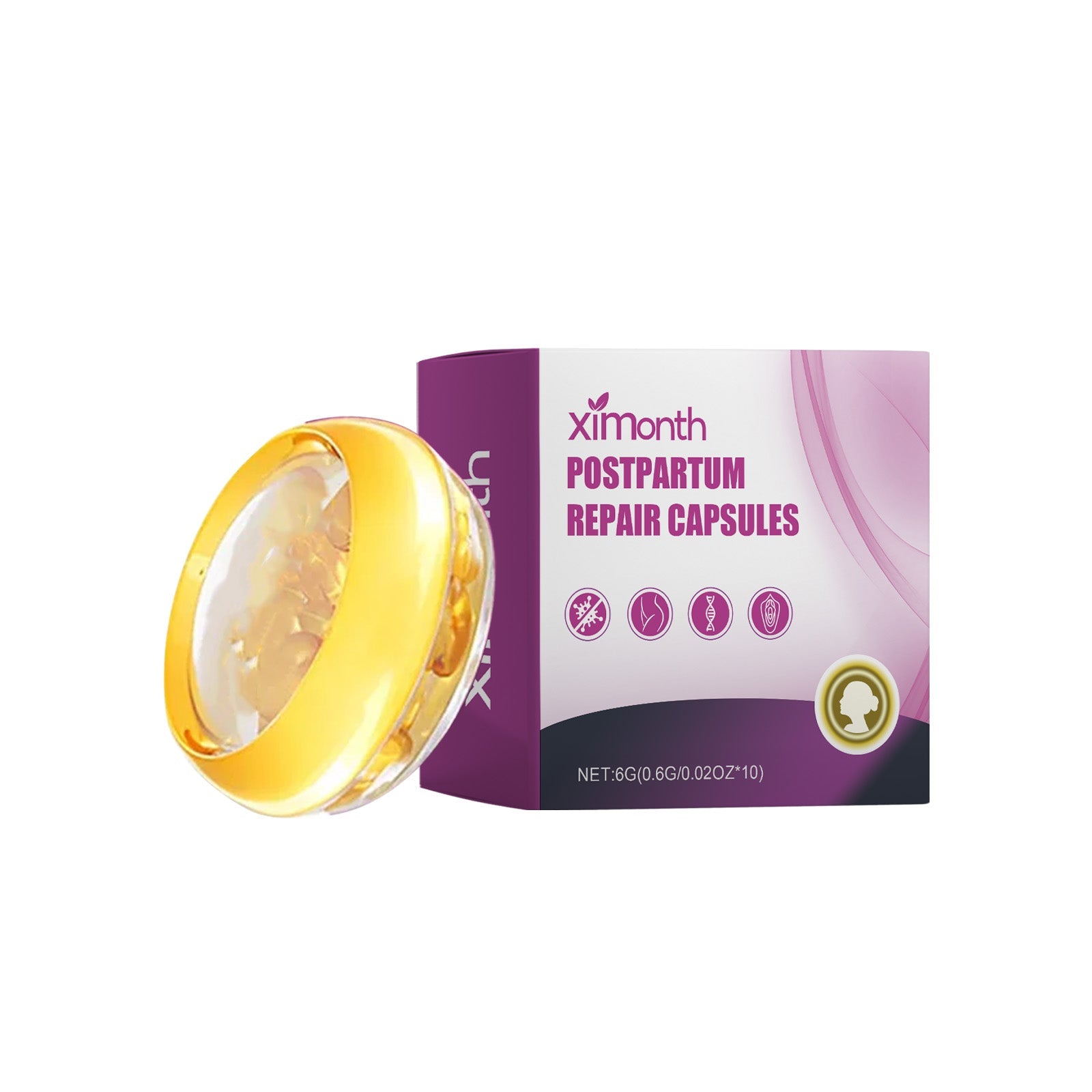 Postpartum Repair Capsules, Remove Odors And Itchiness Body Cleansing And Firming Women's Skin Gentle Care