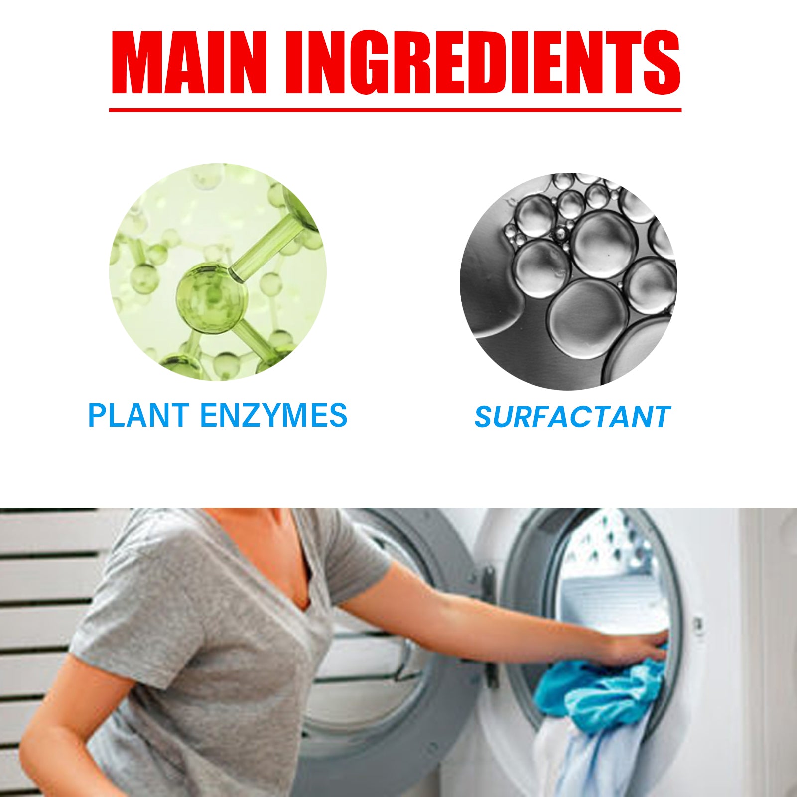 Laundry And Cleaning Tablets Deeply Clean Stubborn Dirt And Stains From Clothes. Portable And Easy To Store. Gentle And Hands-Free