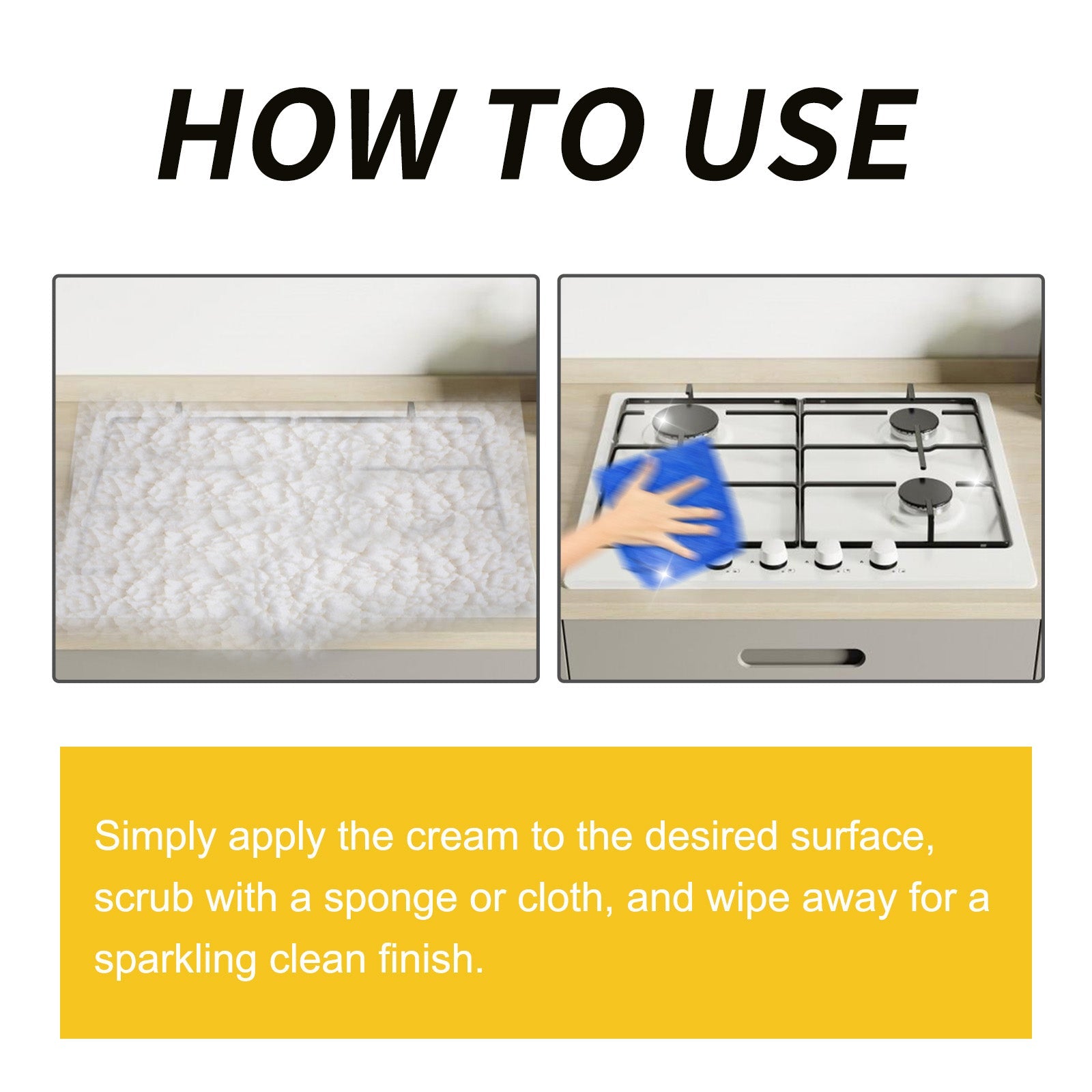 Multi-Surface Cleanser, Kitchen Utensils Heavy Oil Wash Sink Stains Strong Efficient Cleaning Milk