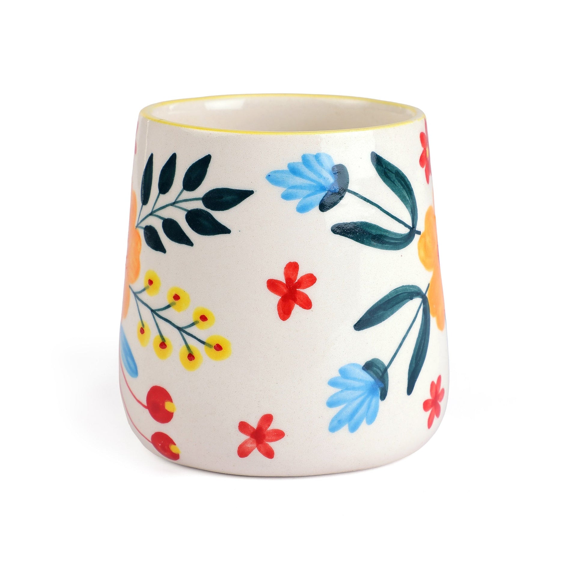 Floral Extravaganza Coffee Mug- Multi ,  3.5 X 2.5 Inches