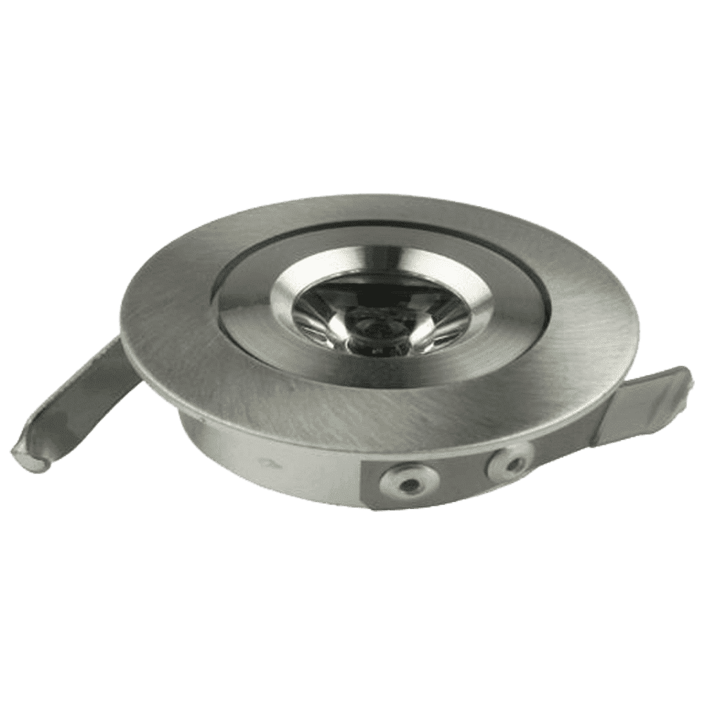 CB05 1.5W DC12 Low Voltage Round LED Cast Aluminum Recessed Cabinet Puck Light Down Lighting Fixture