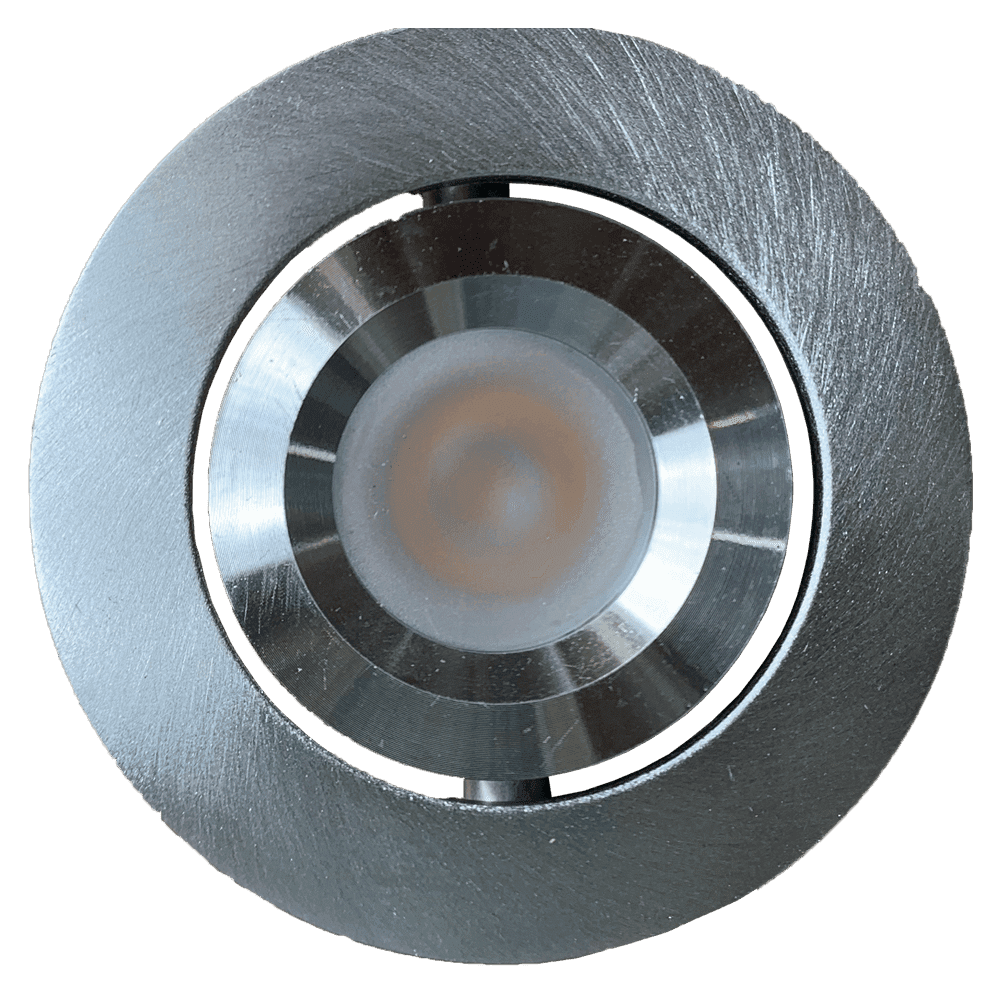 CB05 1.5W DC12 Low Voltage Round LED Cast Aluminum Recessed Cabinet Puck Light Down Lighting Fixture