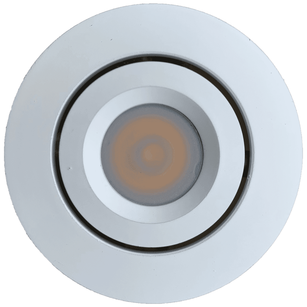 CB05 1.5W DC12 Low Voltage Round LED Cast Aluminum Recessed Cabinet Puck Light Down Lighting Fixture