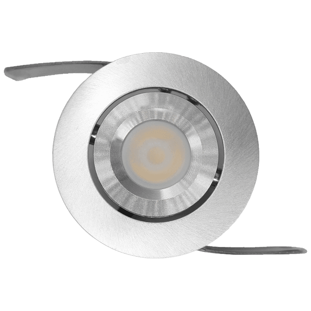 CB05 1.5W DC12 Low Voltage Round LED Cast Aluminum Recessed Cabinet Puck Light Down Lighting Fixture