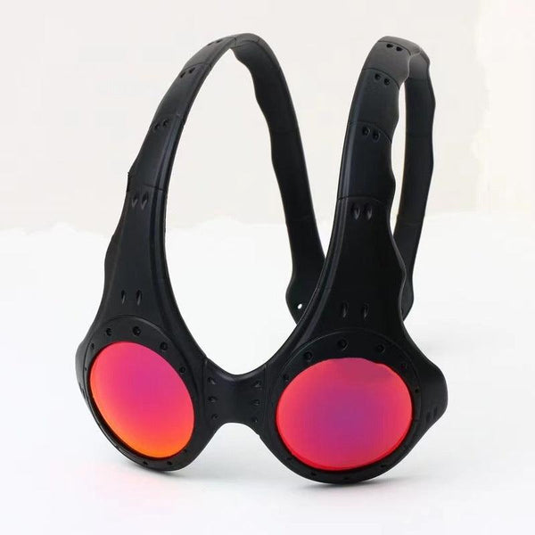 Unisex Over - The - Top Sunglasses. Ideal for outdoor cycling and sports. Fashionable retro - style metal - framed glasses.