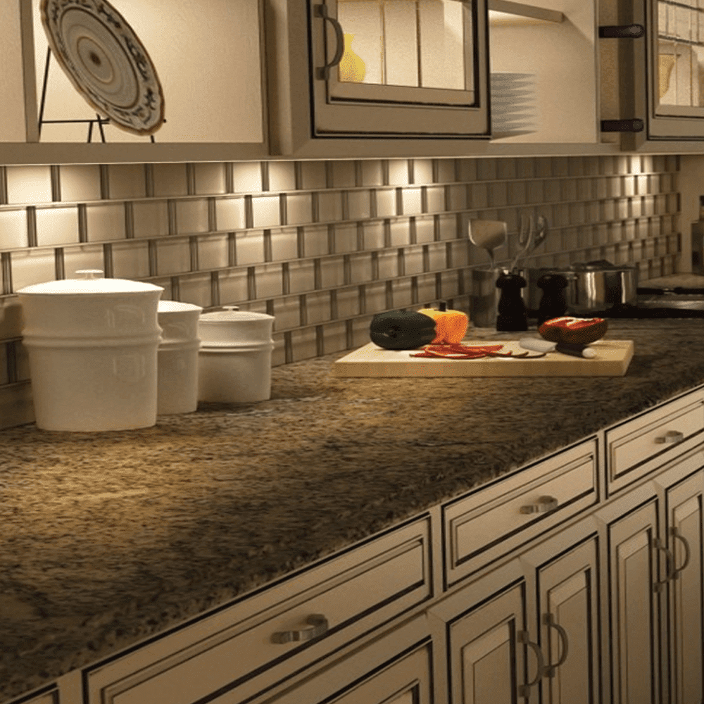 CB07 1.8W DC12V Round LED Dimmable Cast Aluminum Recessed Cabinet Puck Light Down Lighting Fixture
