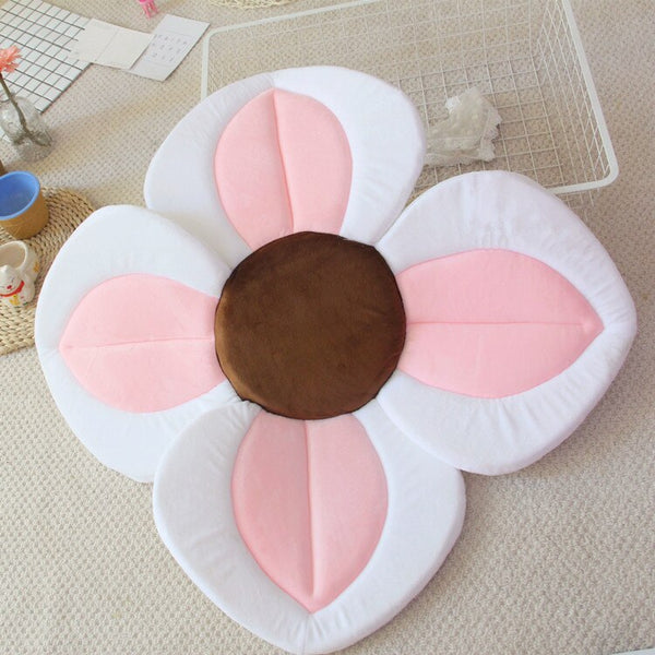 80CM Baby Bath Mat Blooming Bath Tub Flower Baby Bath Sink Safe Newborn Infant Shower Bathing Foldable Security Petal Seat Pads