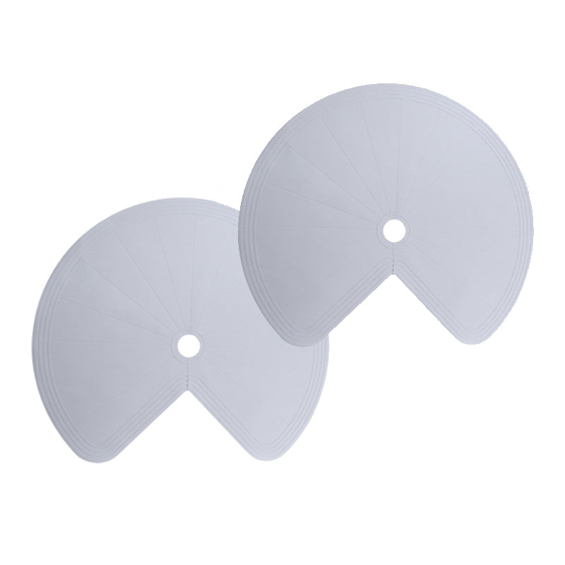 Lazy Susan Shelf Liner: Silicone, for Dual Tier Pie Cut Organizer, Non-Slip & Thermal Protection .2pcs