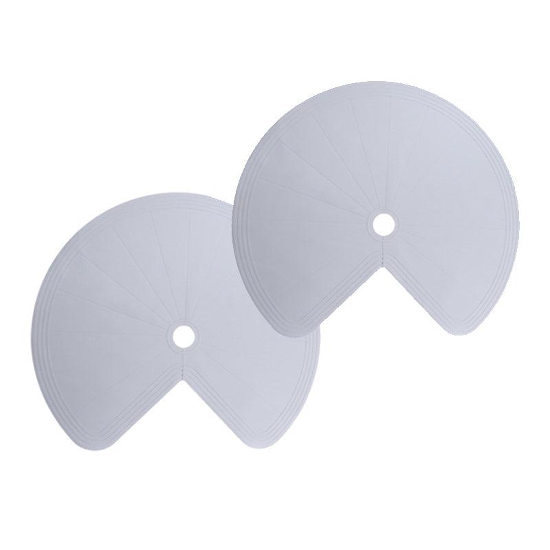 Lazy Susan Shelf Liner: Silicone, for Dual Tier Pie Cut Organizer, Non-Slip & Thermal Protection .2pcs