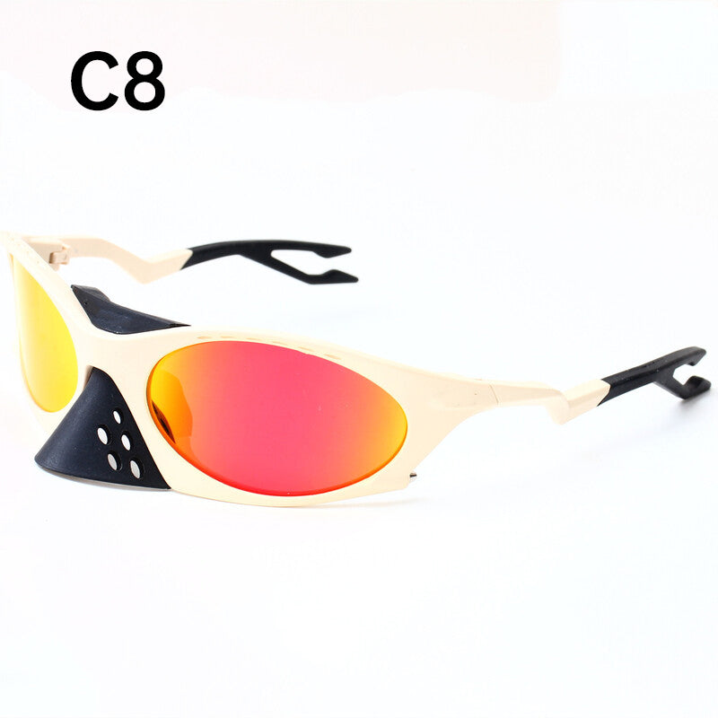 2025 Men's Outdoor Sunglasses: Y2K Cycling/Driving, Polarized, Windproof, INS Trendy