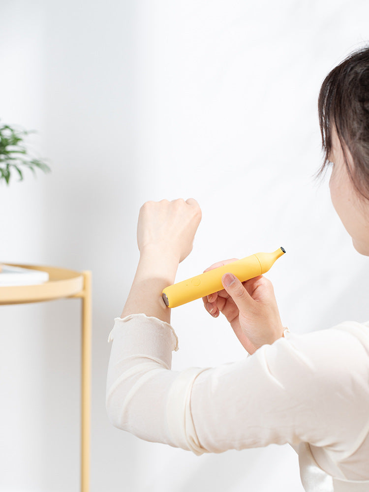 Banana Anti-Itch Stick Portable Anti-Itch Pen Adult Children Mosquito Bites Physical Pulse Quick-Acting Soothing Anti-Itch Device