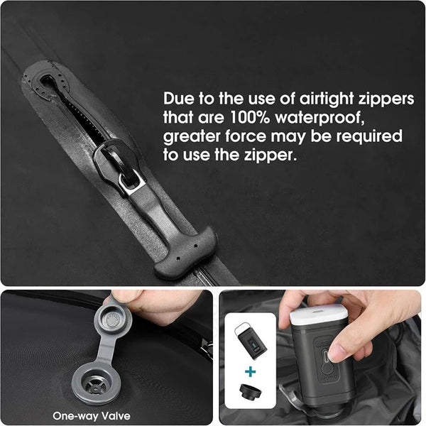 Travel essentials: Vacuum bags, luggage, clothes boxes, packing bags, accessories, compression cubes