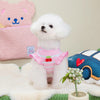 Spring/Summer Dog Clothing Little Cherry Flying Sleeves Tank Top - pink / S