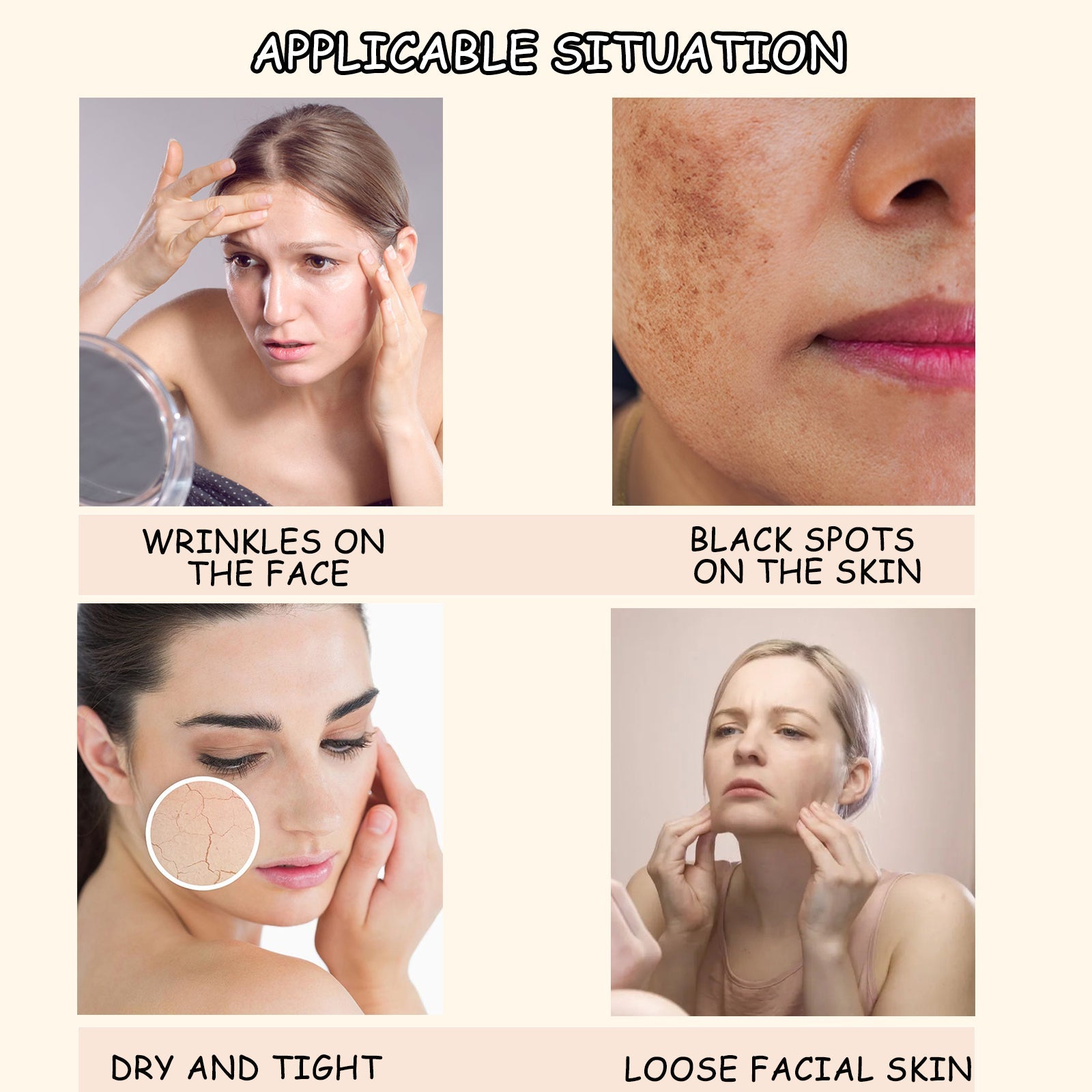 Egf Face Tightener Serum, Fade Tender Skin Moisturizing Facial Spots Wrinkle Firming Moisturizing Essence