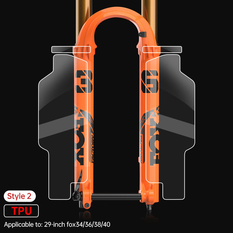 Bike fork protective stickers, mountain bike protective film, scratch-resistant stickers, bicycle fork decals