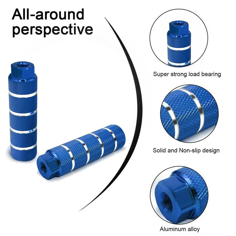 1 Pair Aluminum Alloy Anti - Skid BMX Bike Pegs
