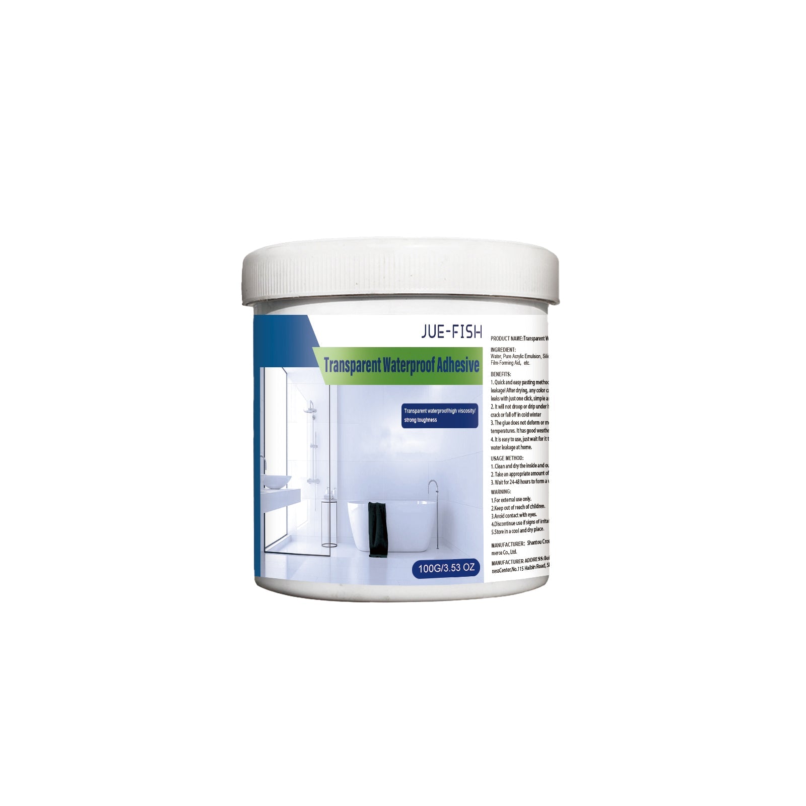 Transparent Waterproof Glue Transparent Waterproof Paint Toilet Balcony Free Brick Roof Leak Proof Glue