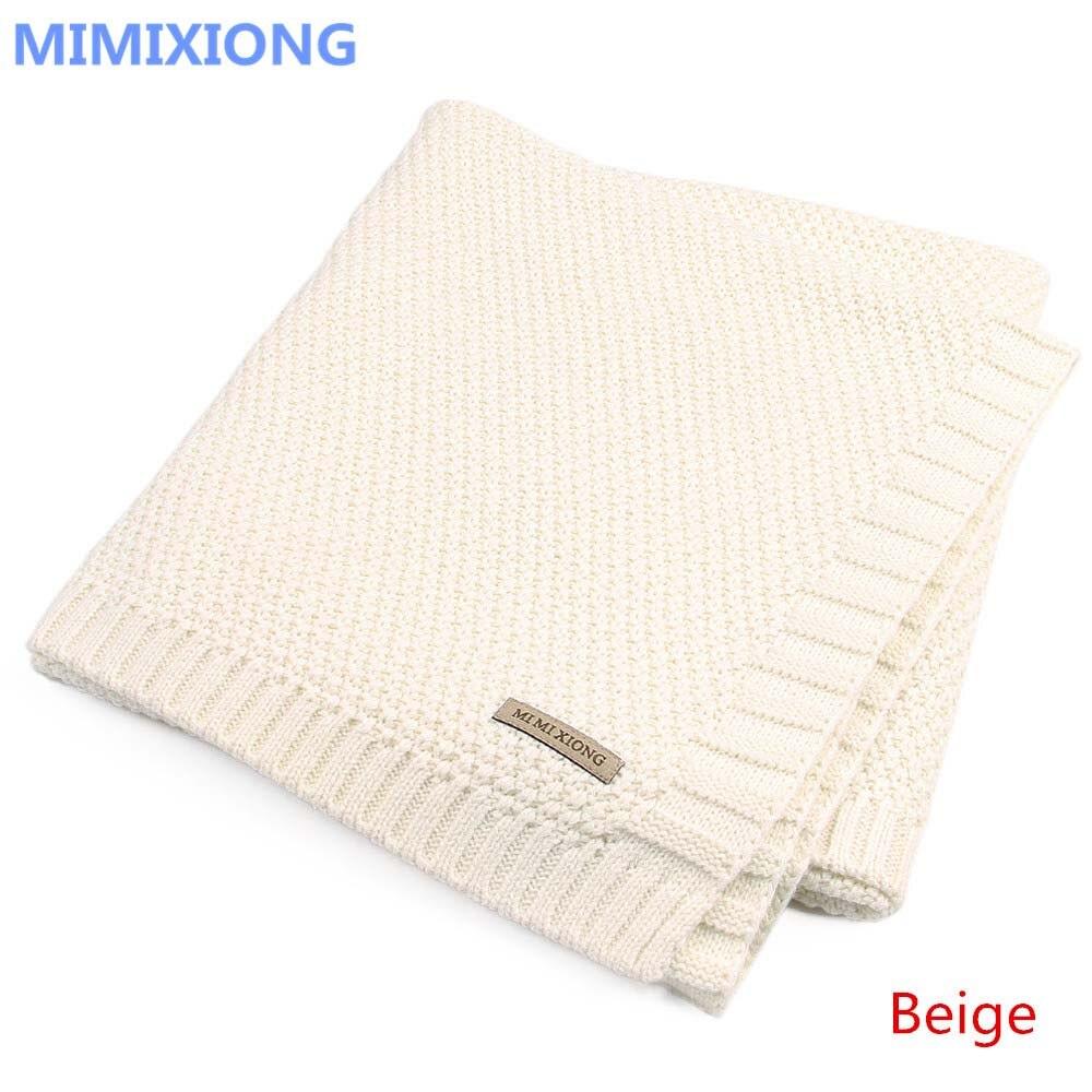 Baby Blanket Knitted Newborn Swaddle Wrap Blankets Super Soft Toddler Infant Bedding Quilt