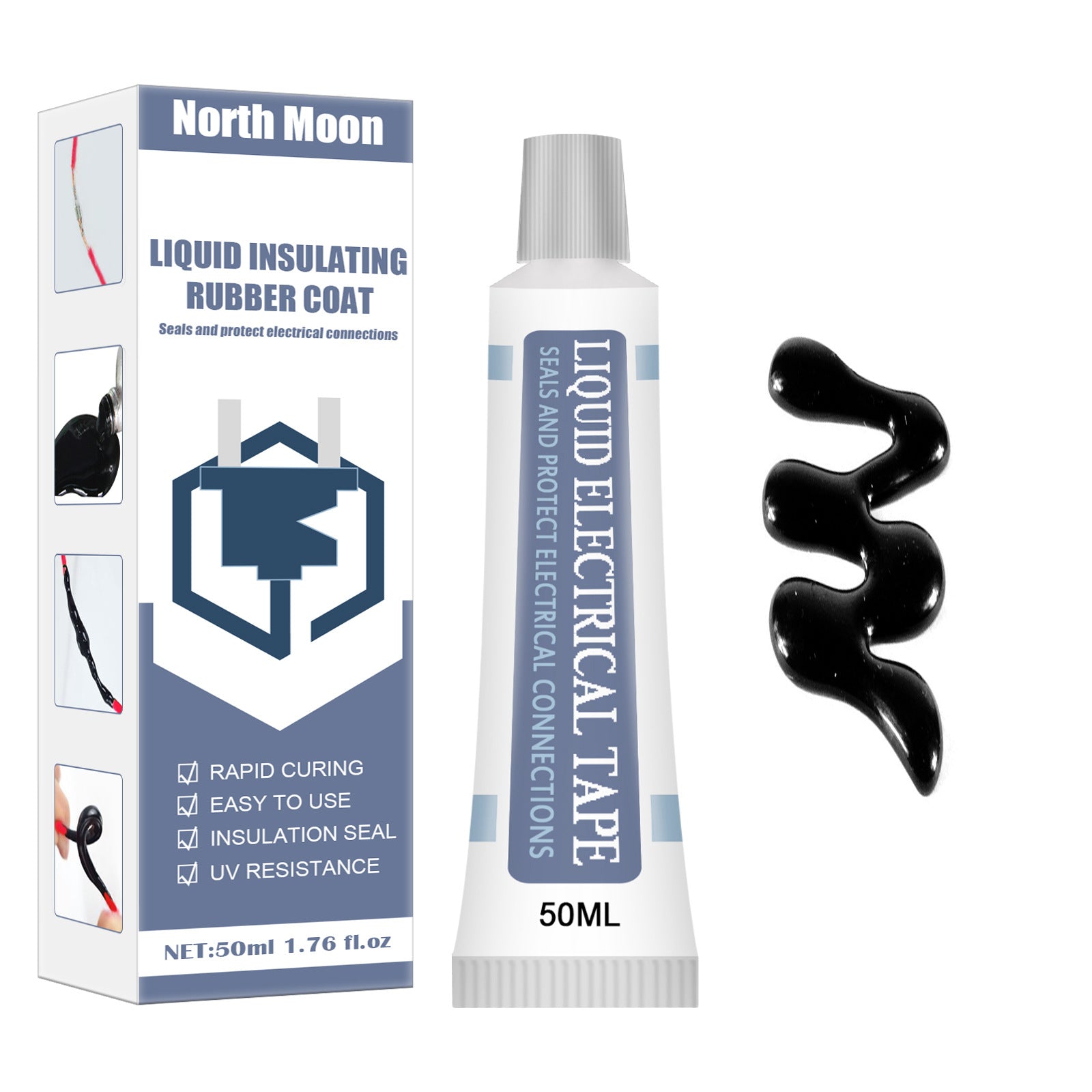 Liquid Insulating Tape Instead Of Heat-Receiving Tube Circuit Board Waterproof Bonding Flame Retardant High Temperature Resistant Battery Sealant