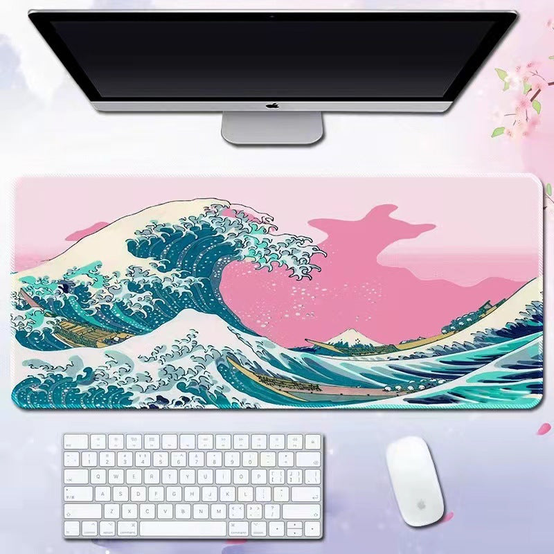 Wave mouse pad advertising game keyboard pad desk pad