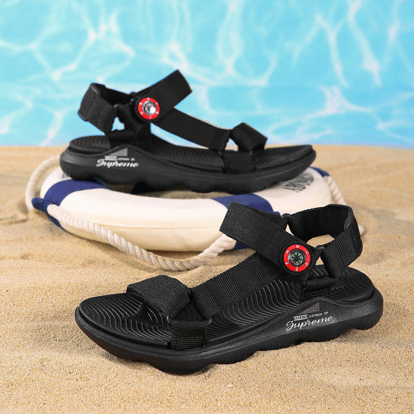 Candy Color Children's Sandals Boys Shoes Small Fresh Girls Shoes Ribbon Children's Beach Shoes