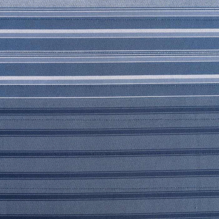 4 Piece Coastal Blue Navy White Stripes Cotton Daybed Cover Bedding Set