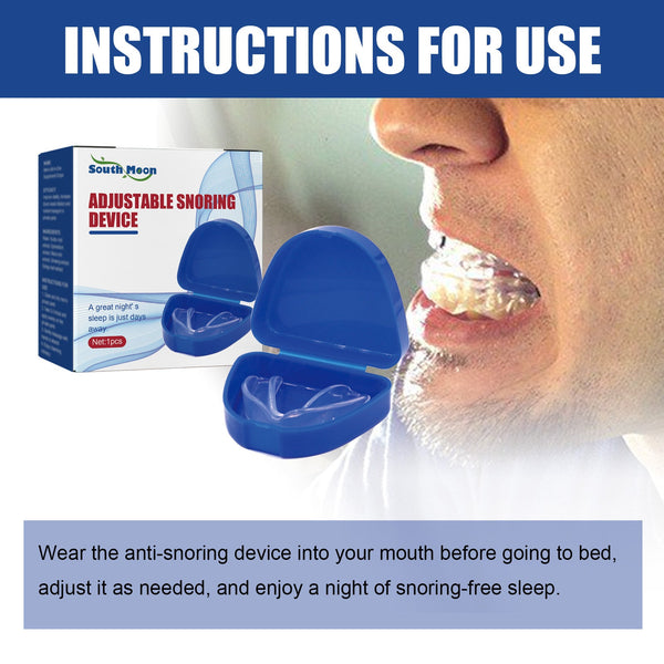 Adjustable Snoring Device, Correction At Night Help Sleep Cleaning Nasal Breathing Care Snore Stop Device
