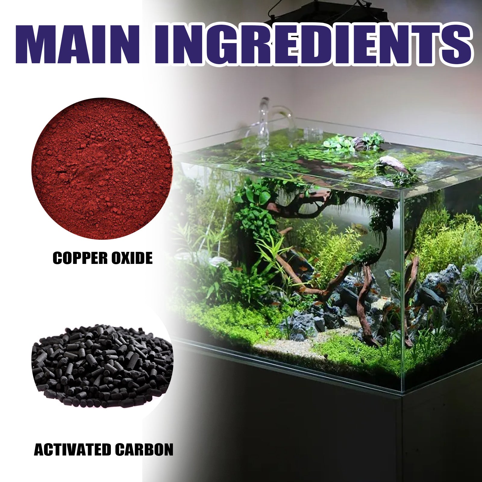 Algae Removal, Aquarium Cleaning Agent Algae Removal Moss Fish Tank Moss Removal Agent Algae Removal From Green Water