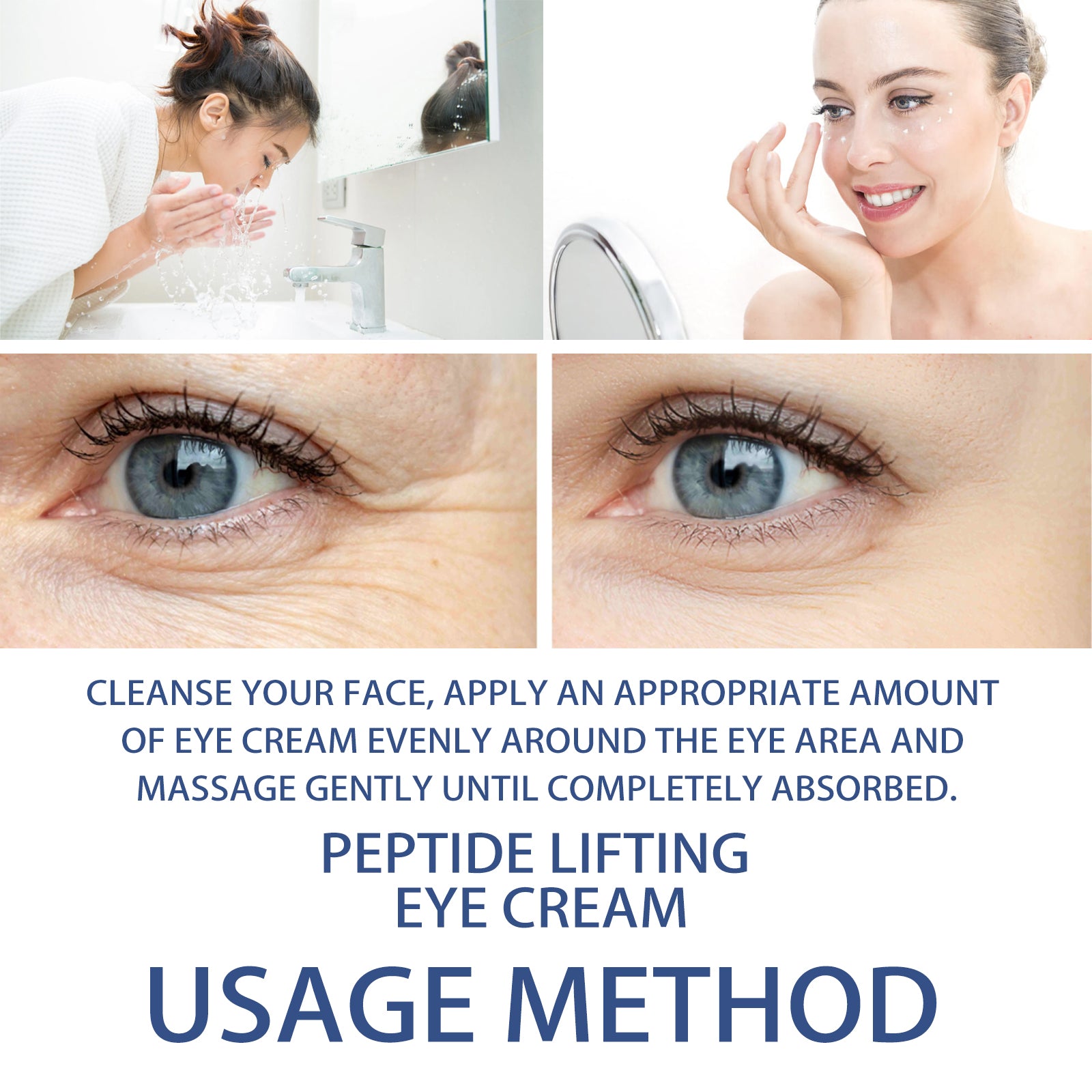Peptide Lifting Eye Cream, Moisturize The Skin Around The Eyes, Improve The Eyes And Fade Fine Lines