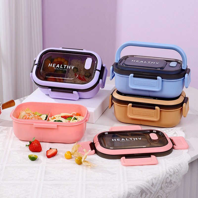 Sealed leak-proof portable large capacity compartment lunch box lunch box outdoor picnic box