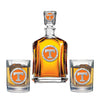 University of Tennessee Capitol Decanter with 2 Glasses