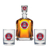 University of Arizona Capitol Decanter with 2 Glasses