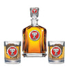 Texas Tech University Capitol Decanter with 2 Glasses