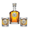 Wake Forest University Capitol Decanter with 2 Glasses