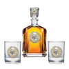 Wake Forest University Capitol Decanter with 2 Glasses